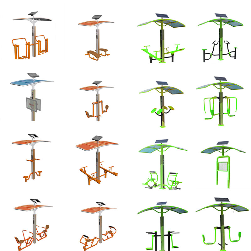 智能双位背部按摩器 - leyu.乐鱼官网校园健身路径设备